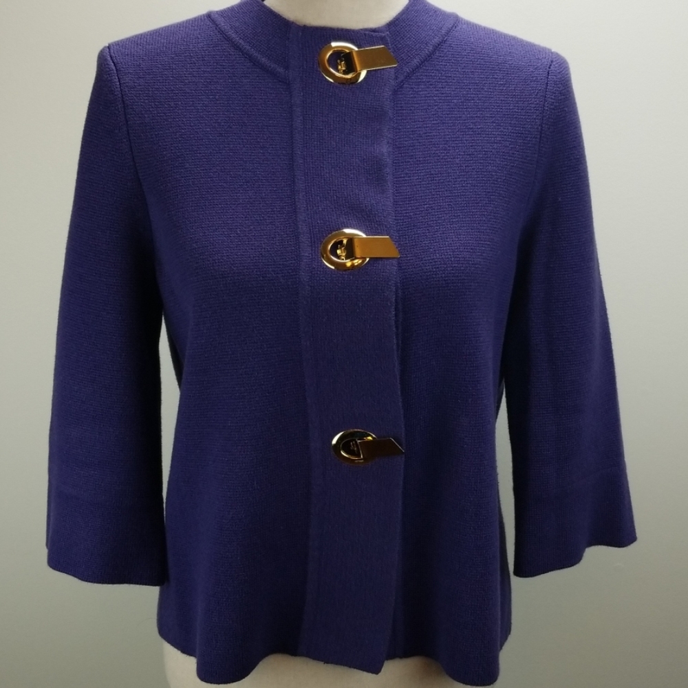 J. McLaughlin Purple Sweater